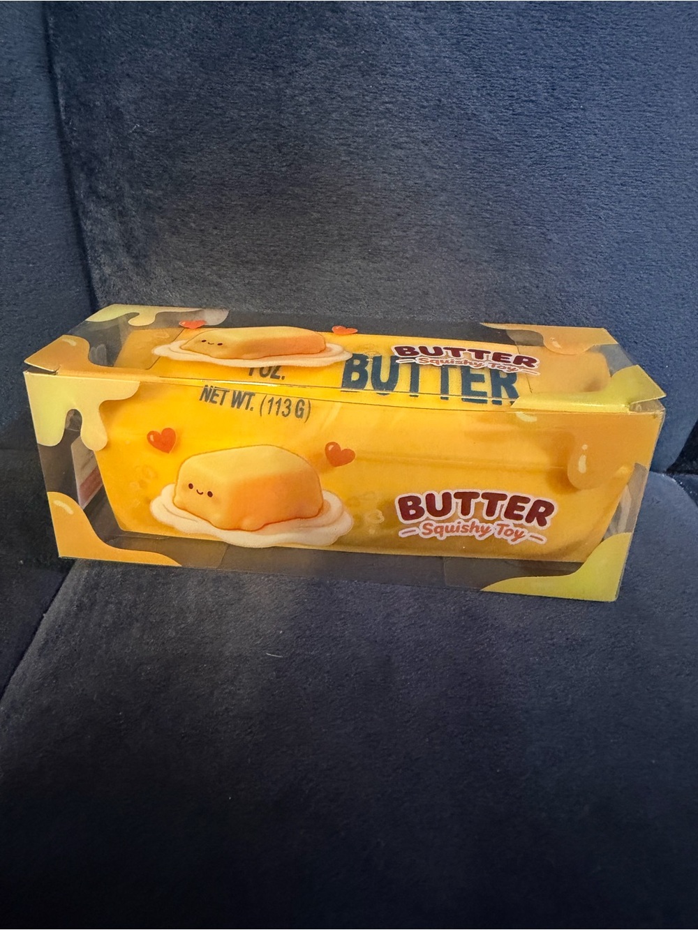 Butter Squishy Toy - Yellow Kids Toy